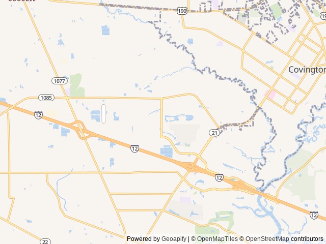 Map for 2021 Grand Design Reflection 367BHS near Covington, LA