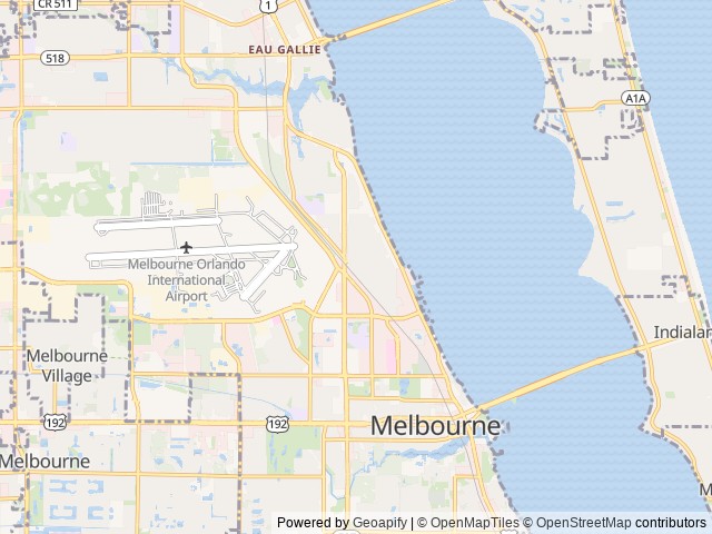 Map for Family Friendly Adventure- Blackwater Retreat near Melbourne, FL