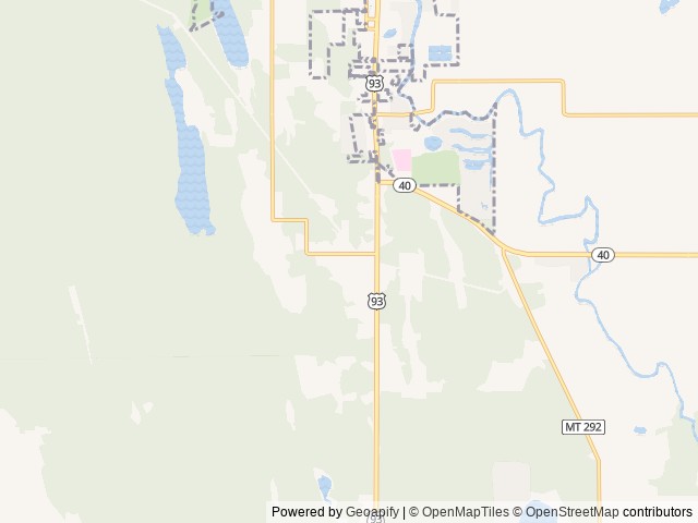 Map for 2022 Jayco Jay Feather 24BH near Whitefish, MT