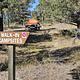 Trail to walk-in campsites at Muleshoe Campground