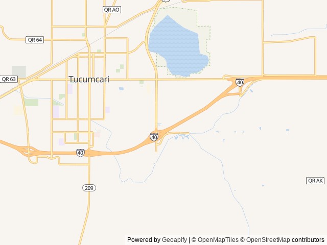 Map of Love's RV Hookup-Tucumcari NM 262 location at Tucumcari, NM, United States