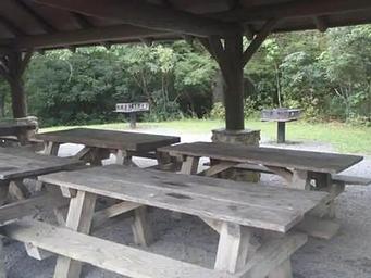 PINK BEDS PICNIC SHELTER (Tables and Grills) 