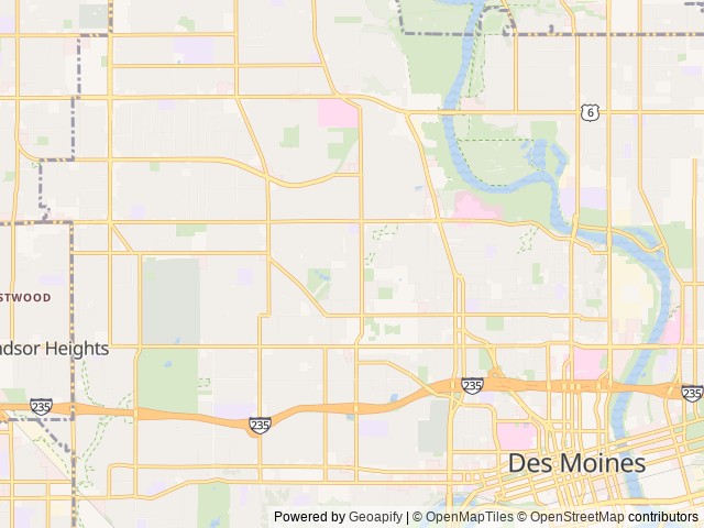 Map for Soulshine Traveler Perfect for Couples and kids near Des Moines, IA