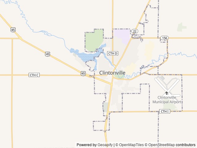 Map for 2022 Keystone RV Bullet 250BHS near Clintonville, WI