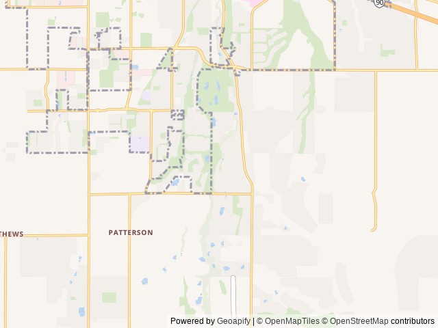 Map of Tuckerman Park location at Bozeman, MT, United States