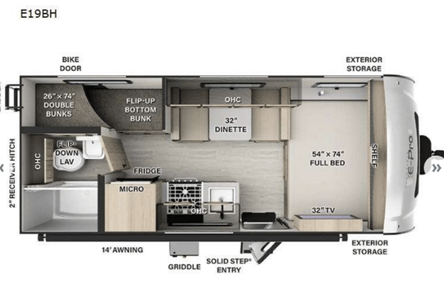 2022 E-Pro Bunkhouse / Sleeps 5 / Pet Friendly