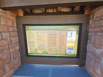 right info panel entry kiosk