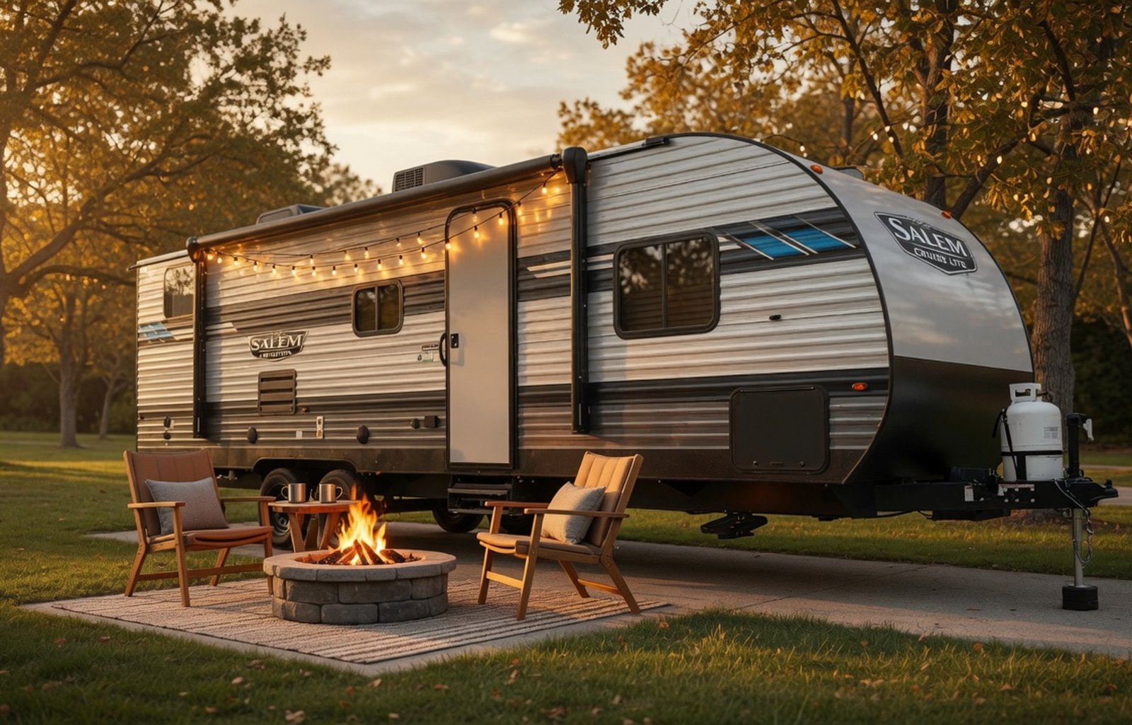 Turn Key stocked 33' bunk house travel Trailer