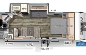 2024 Forest River RV Cherokee Grey Wolf 22CE RV rental photo 6