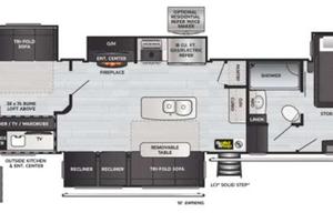 2bdr/2bth 5th wheel