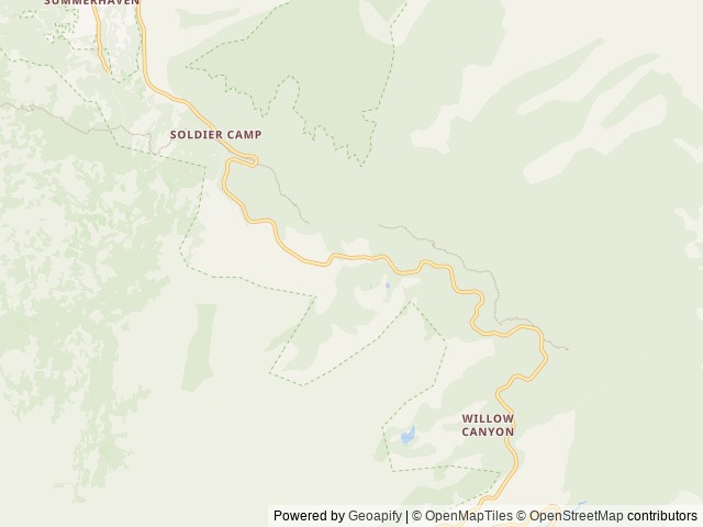 Map of Palisades Ranger Residence Cabin location at Tucson, AZ, United States