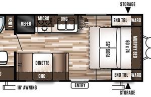 2019 Forest River RV Wildwood X-Lite 171RBXL