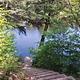 Stairs and dock at one of the campsites