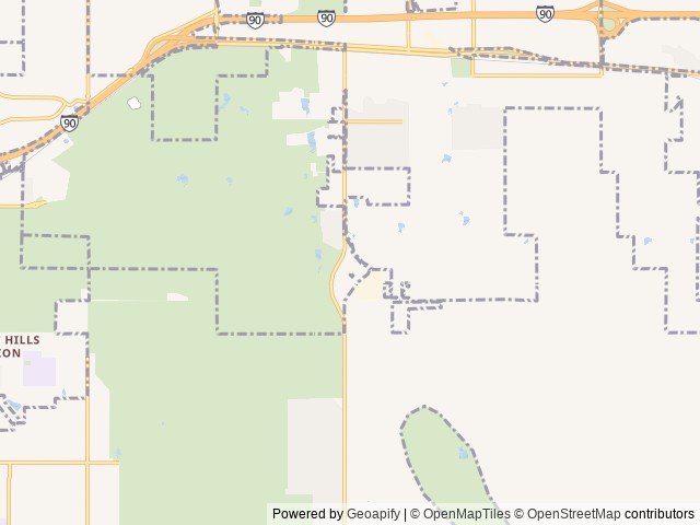 Map for 2021 Palomino Puma 295BHSS near Box Elder, SD