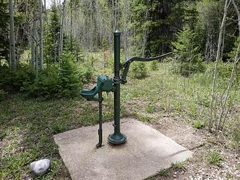 Willow CG Water Handpump near site 8
