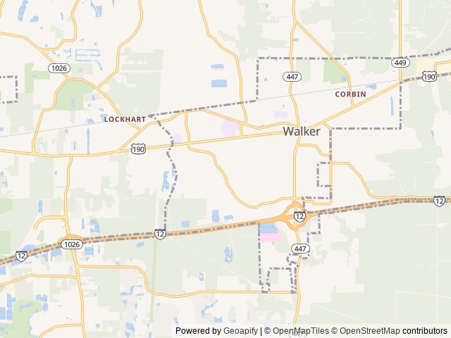Map for 2025 Coachmen RV Catalina Legacy Edition 293TQBSCK near Walker, LA