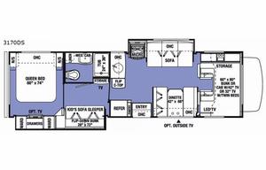2017 Forest River RV Sunseeker 3170DS Ford