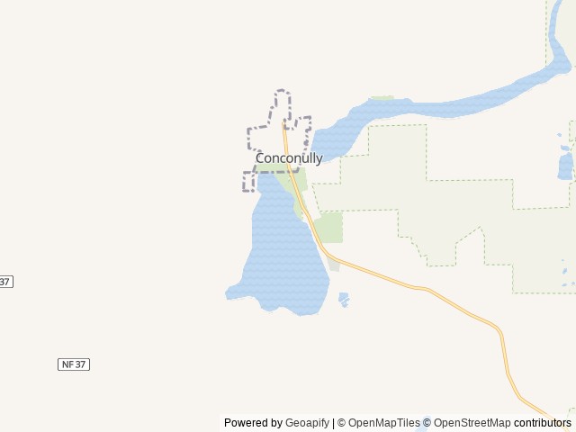 Map of Liars Cove Resort - Conconully, Washington location at Okanogan, WA, United States