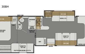 New for 2025 large fridge and plush pads for beds!