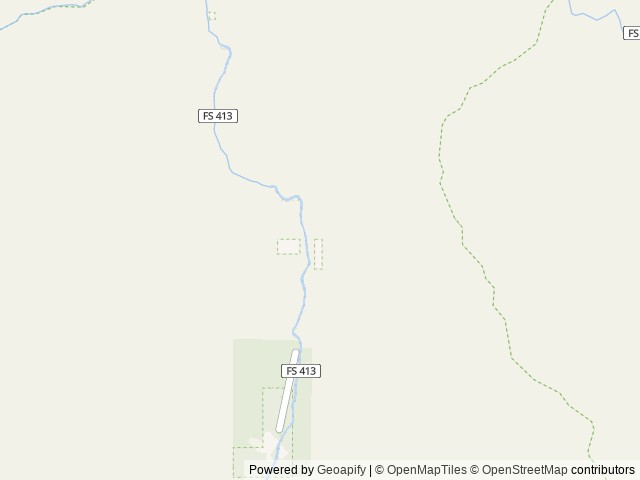 Map of Johnson Creek Guard Station location at Cascade, ID, United States