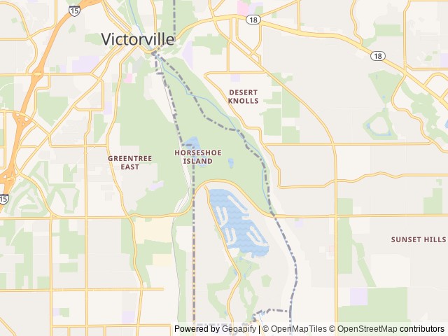 Map for Luxury Winnebago Tour 40CD Experience near Victorville, CA