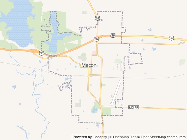 Map for ** PARTY DECK** 2020 Travel Trailer/Toy Hauler near Macon, MO