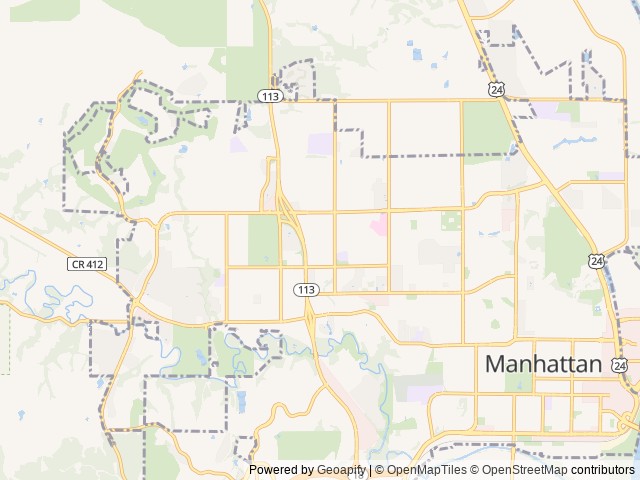 Map for 2008 Fleetwood RV Tioga 31M - Self Leveling near Manhattan, KS