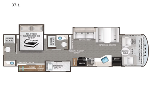 2022 Thor Motor Coach Miramar 37.1
