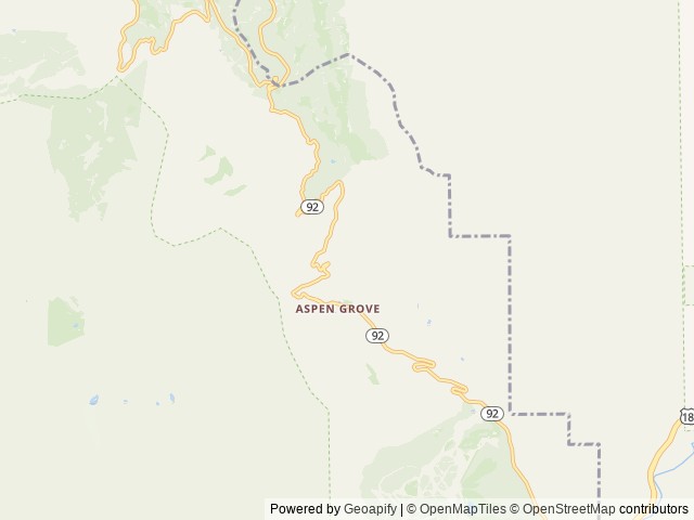 Map of Mt. Timpanogos location at Provo, UT, United States