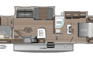 Beautiful 5th wheel bunkhouse retreat w/delivery!