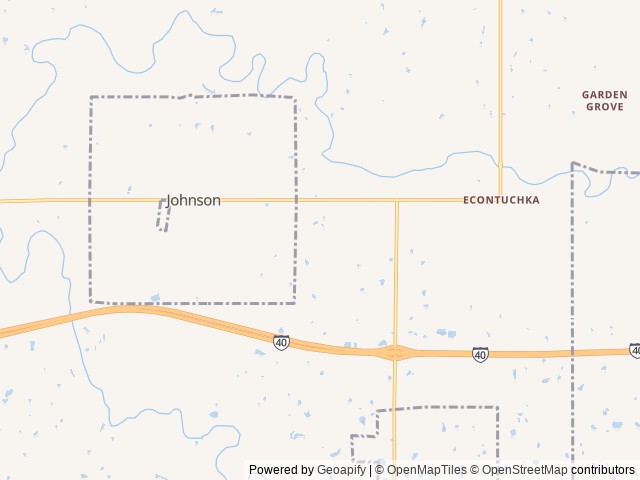 Map for Eddie near Shawnee, OK