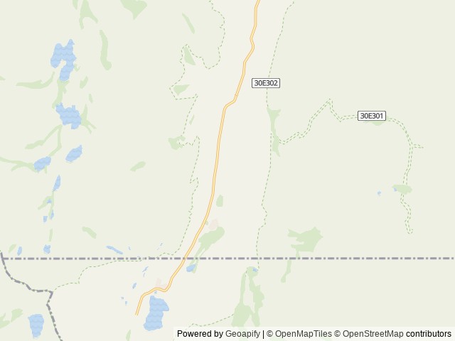 Map of Palisades Group Campground location at Tom's Place, CA, United States