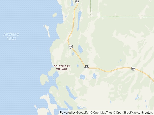 Map for Retro Grand Teton T@da! (Light Weight) near Moran, WY