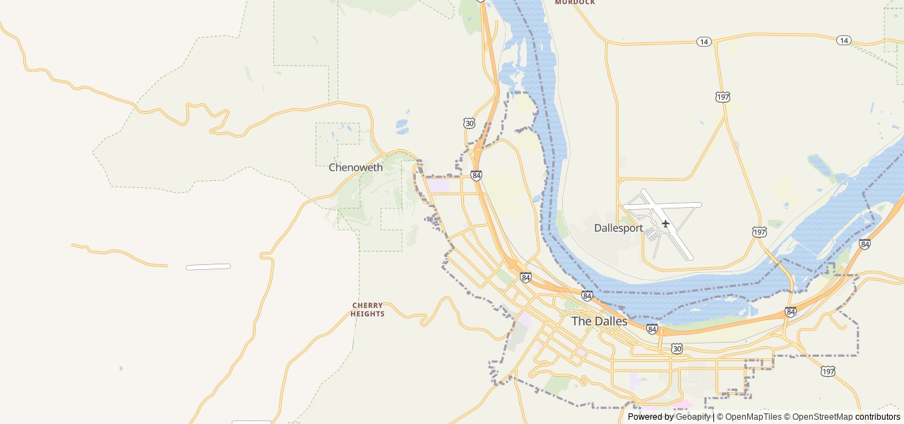 Map for 2022 North Trail 26DBS near The Dalles, WA