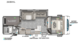 2024 Forest River RV Salem Cruise Lite 263BHXL