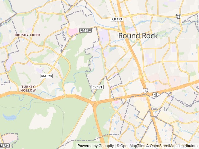 Map of Blessing Community location at Round Rock, TX, United States