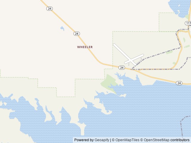 Map of West End Tent and Trailer Campground location at Fort Peck, MT, United States