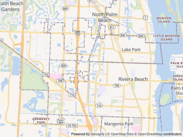 Map for The Rock: Roomy • Bunkhouse • Family Size • WiFi near West Palm Beach, FL