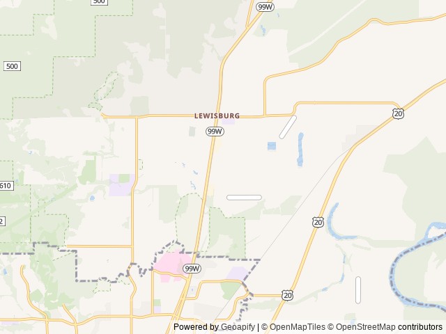 Map for 2023 Winnebago Minnie Winnie 2529RG near Corvallis, OR