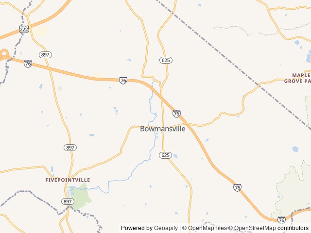 Map for 2020 Coachmen Freedom Express 292BHDS near Denver, PA