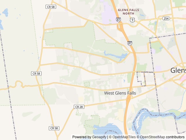 Map for The Grand Getaway (DELIVERY ONLY) near West Glens Falls, VT