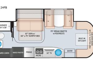 2020 Thor Motor Coach Delano Sprinter 24FB