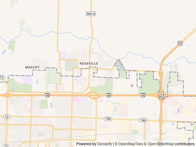 Map of Caravan RV location at Springfield, MO, United States
