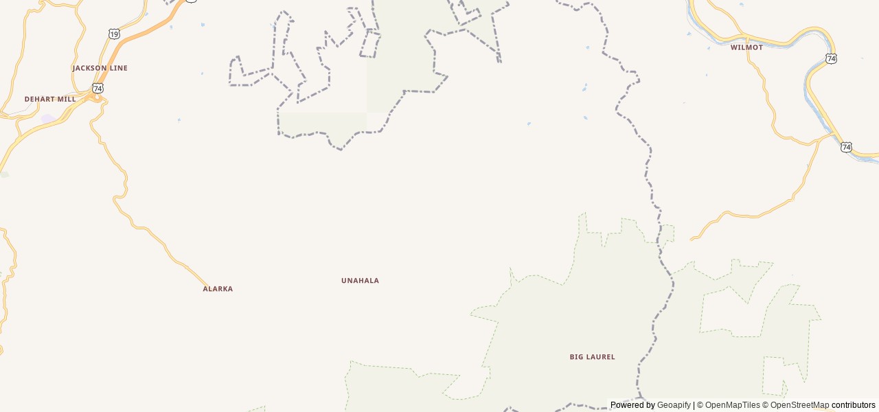 Map of Cheoah Point Cabin 2 location at Robbinsville, NC, United States