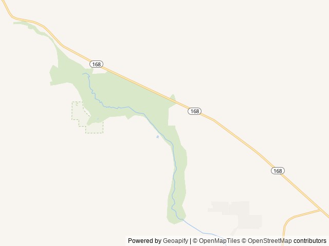 Map of Palm Creek Ranch location at Moapa, NV, United States