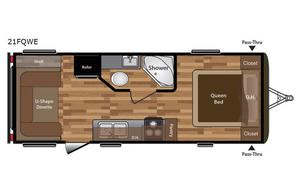2017 Keystone RV Hideout 21FQWE RV rental photo 2