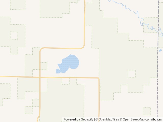 Map of Sunset Ridge Campground location at Walkerville, MI, United States