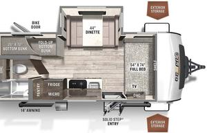 NEW 2022 Forest River RV Rockwood GEO Pro 20BHS