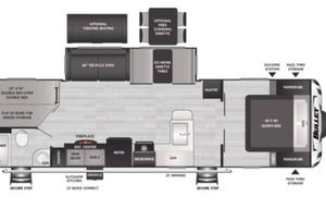 2024 Bullet Crossfire Double Axle 2290BHWE RV rental photo 24