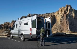 2021 Ford Transit AWD, Hot shower, roof deck